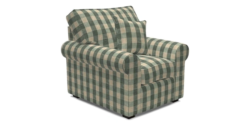 Upperton Chair in Two Tone Plain Biscuit - Loose cover option available
