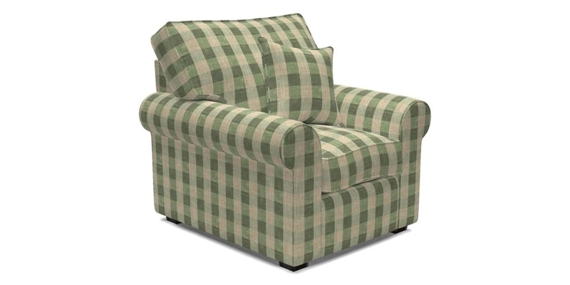 Upperton Chair in Two Tone Plain Biscuit - Loose cover option available