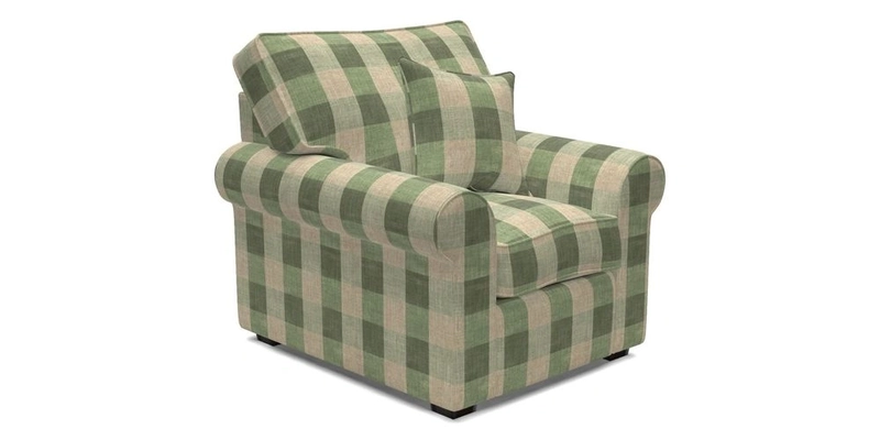 Upperton Chair in Two Tone Plain Biscuit - Loose cover option available