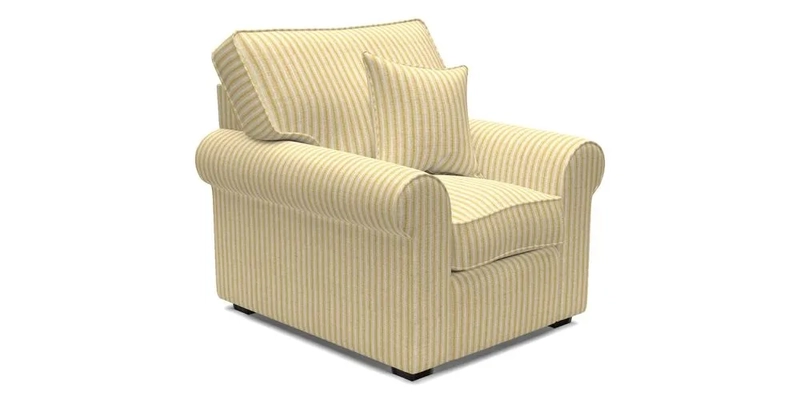 Upperton Chair in Two Tone Plain Biscuit - Loose cover option available