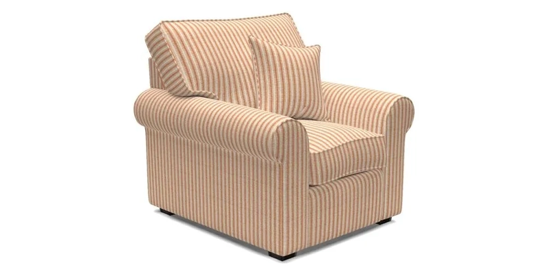 Upperton Chair in Two Tone Plain Biscuit - Loose cover option available