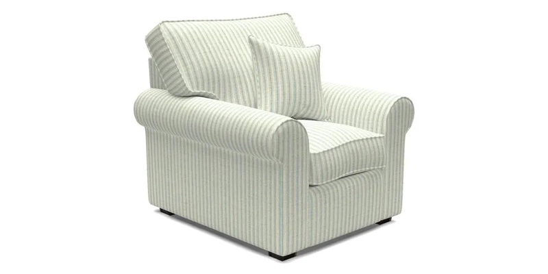 Upperton Chair in Two Tone Plain Biscuit - Loose cover option available