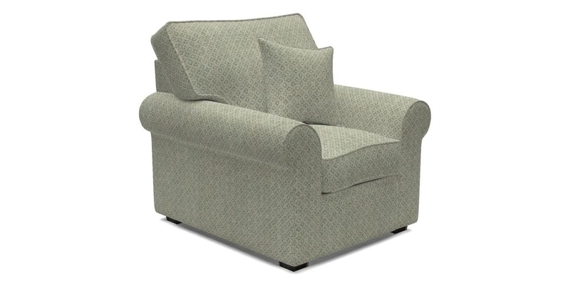 Upperton Chair in Two Tone Plain Biscuit - Loose cover option available