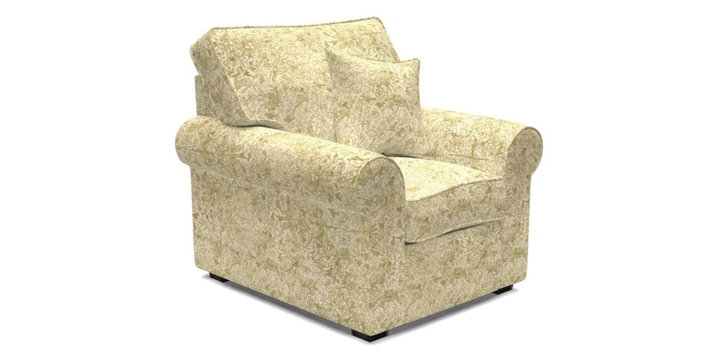 Upperton Chair in Two Tone Plain Biscuit - Loose cover option available