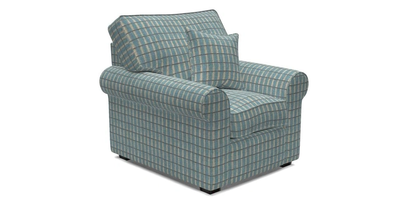 Upperton Chair in Two Tone Plain Biscuit - Loose cover option available