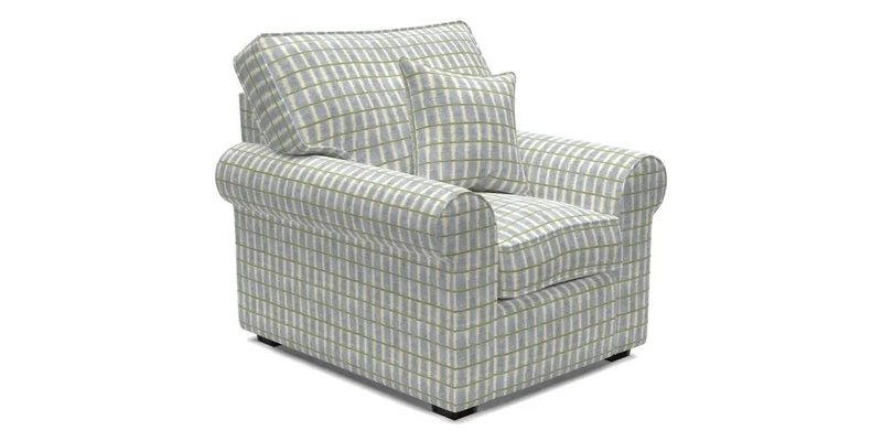 Upperton Chair in Two Tone Plain Biscuit - Loose cover option available