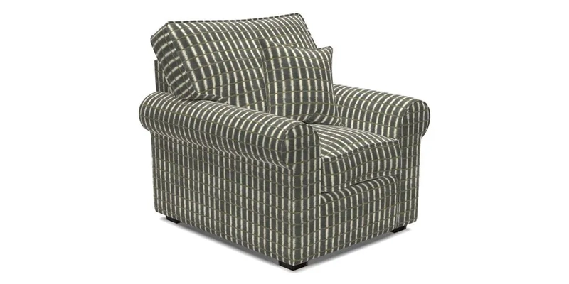 Upperton Chair in Two Tone Plain Biscuit - Loose cover option available