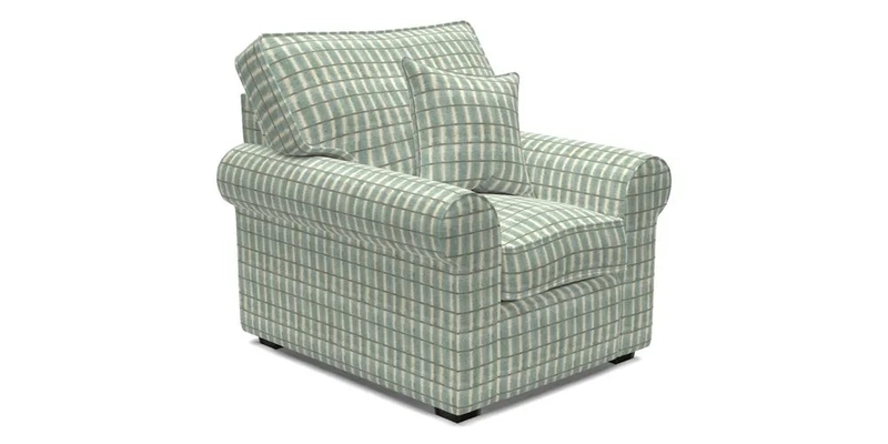 Upperton Chair in Two Tone Plain Biscuit - Loose cover option available