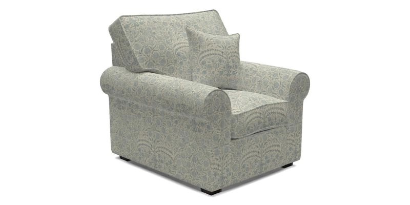Upperton Chair in Two Tone Plain Biscuit - Loose cover option available