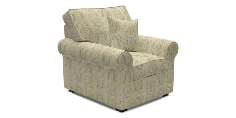 Upperton Chair in Two Tone Plain Biscuit - Loose cover option available