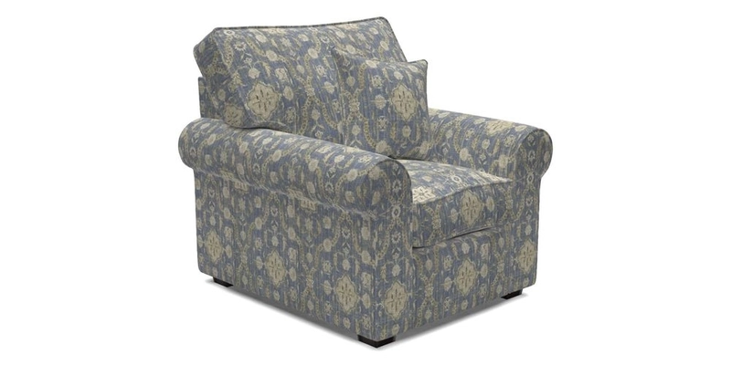 Upperton Chair in Two Tone Plain Biscuit - Loose cover option available