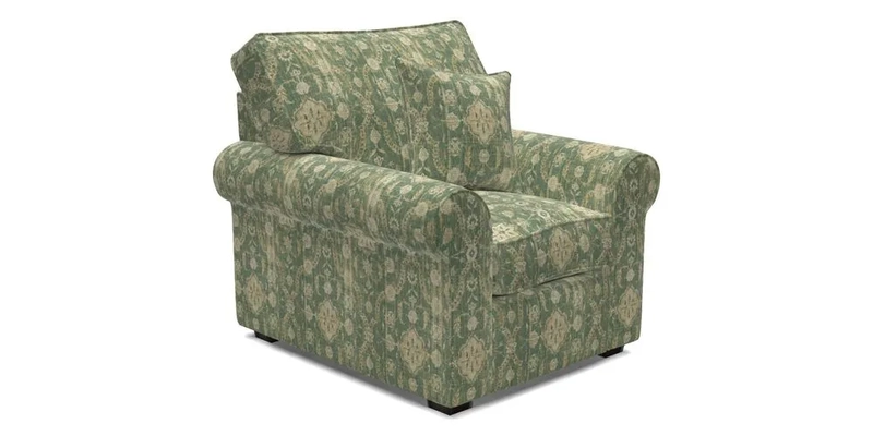 Upperton Chair in Two Tone Plain Biscuit - Loose cover option available