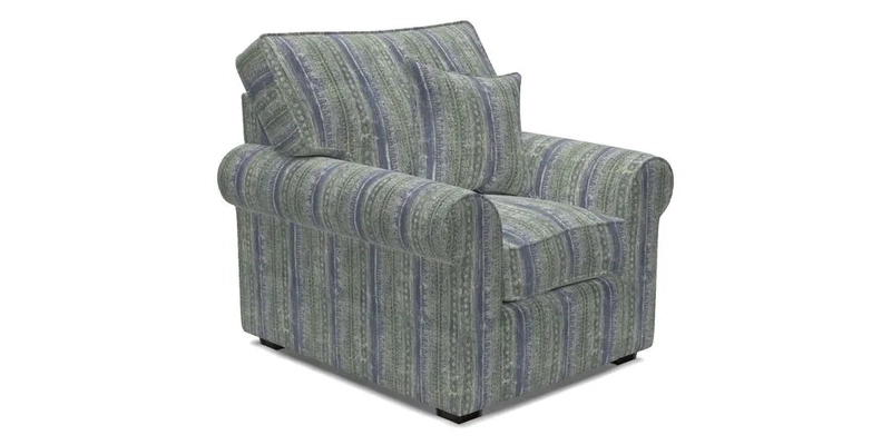 Upperton Chair in Two Tone Plain Biscuit - Loose cover option available
