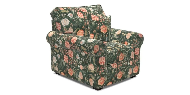 Upperton Chair in Two Tone Plain Biscuit - Loose cover option available