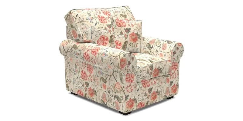 Upperton Chair in Two Tone Plain Biscuit - Loose cover option available