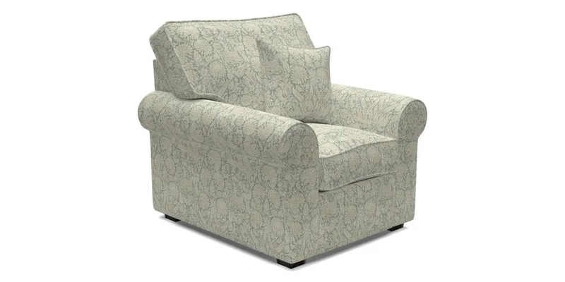Upperton Chair in Two Tone Plain Biscuit - Loose cover option available