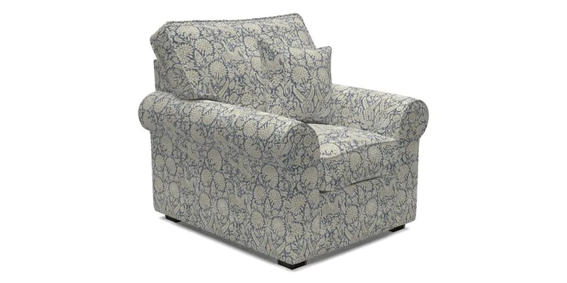 Upperton Chair in Two Tone Plain Biscuit - Loose cover option available