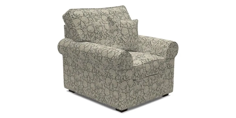 Upperton Chair in Two Tone Plain Biscuit - Loose cover option available