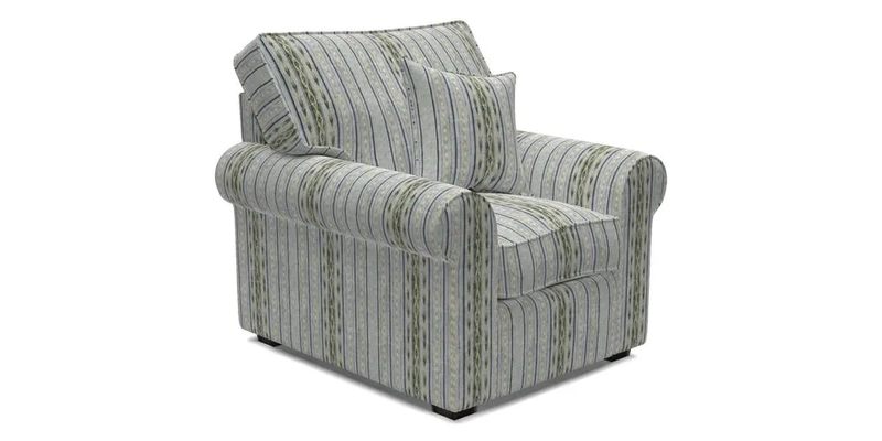 Upperton Chair in Two Tone Plain Biscuit - Loose cover option available