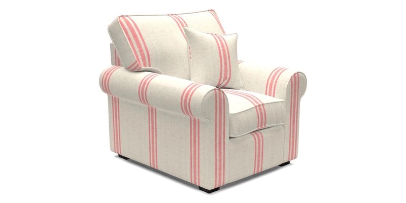 Upperton Chair in Two Tone Plain Biscuit - Loose cover option available