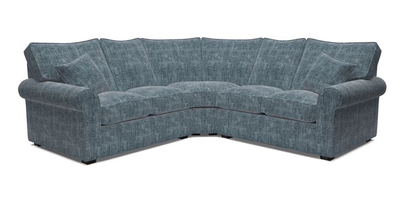 Upperton Corner Sofa RHF & LHF in Two Tone Plain Biscuit  - Loose cover option available