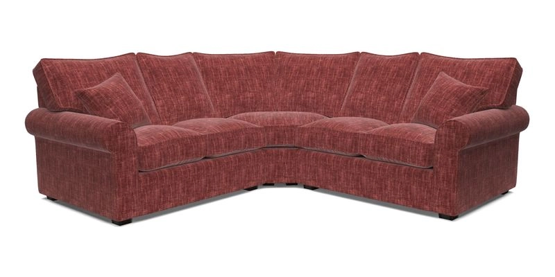 Upperton Corner Sofa RHF & LHF in Two Tone Plain Biscuit  - Loose cover option available
