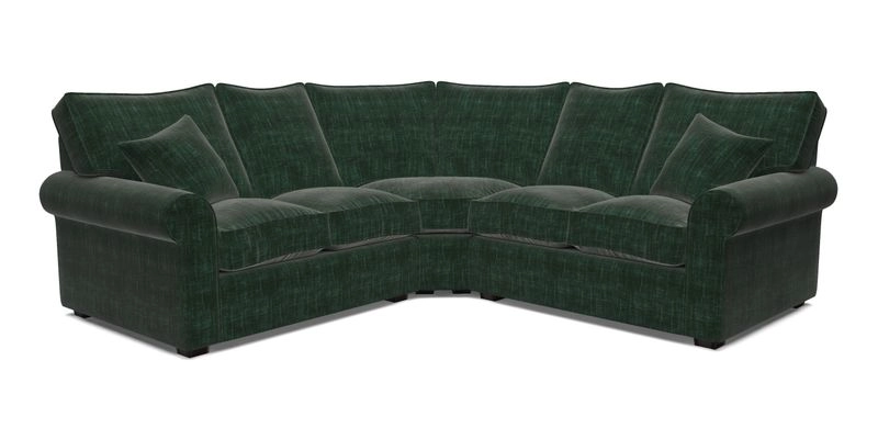 Upperton Corner Sofa RHF & LHF in Two Tone Plain Biscuit  - Loose cover option available