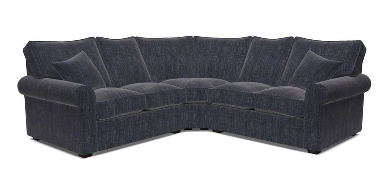 Upperton Corner Sofa RHF & LHF in Two Tone Plain Biscuit  - Loose cover option available