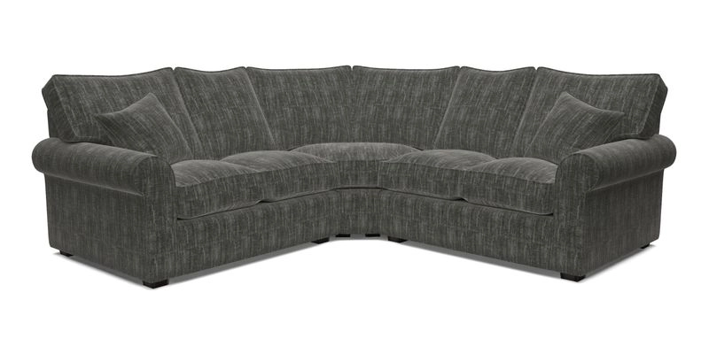 Upperton Corner Sofa RHF & LHF in Two Tone Plain Biscuit  - Loose cover option available