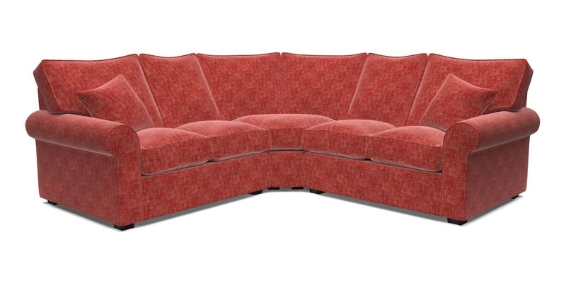 Upperton Corner Sofa RHF & LHF in Two Tone Plain Biscuit  - Loose cover option available