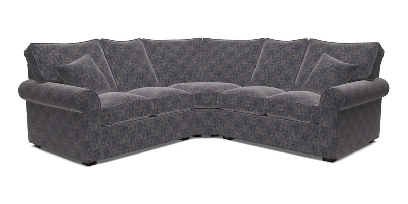 Upperton Corner Sofa RHF & LHF in Two Tone Plain Biscuit  - Loose cover option available