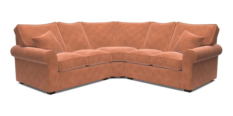Upperton Corner Sofa RHF & LHF in Two Tone Plain Biscuit  - Loose cover option available