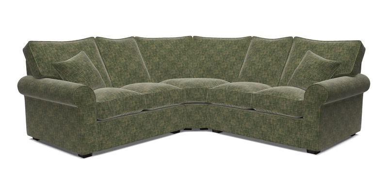 Upperton Corner Sofa RHF & LHF in Two Tone Plain Biscuit  - Loose cover option available