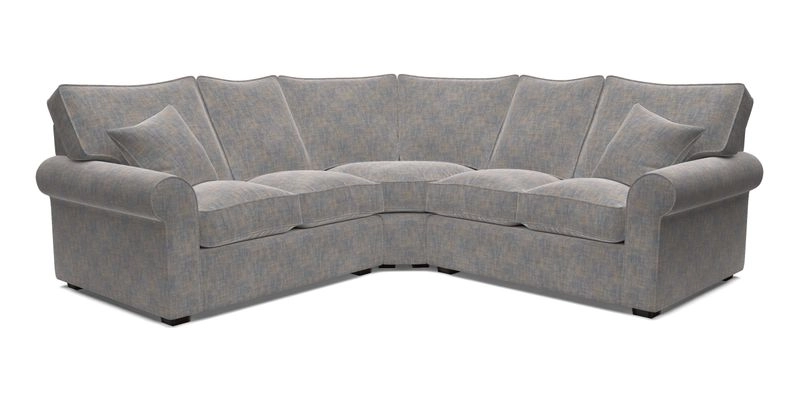 Upperton Corner Sofa RHF & LHF in Two Tone Plain Biscuit  - Loose cover option available