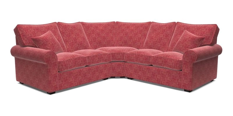 Upperton Corner Sofa RHF & LHF in Two Tone Plain Biscuit  - Loose cover option available