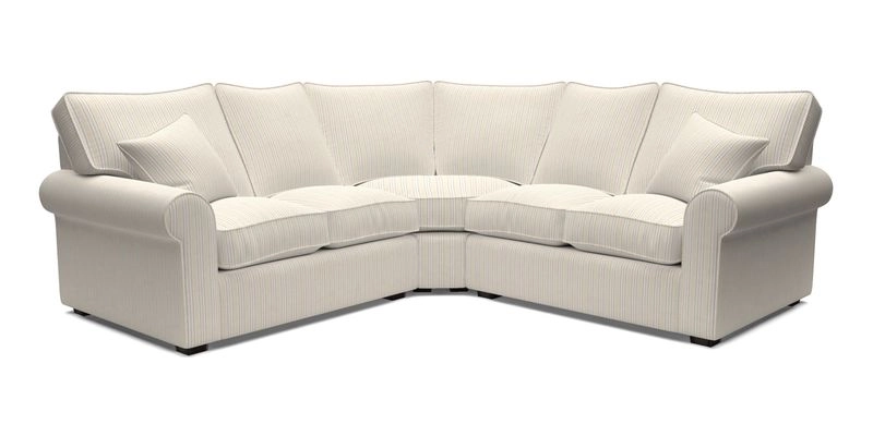 Upperton Corner Sofa RHF & LHF in Two Tone Plain Biscuit  - Loose cover option available