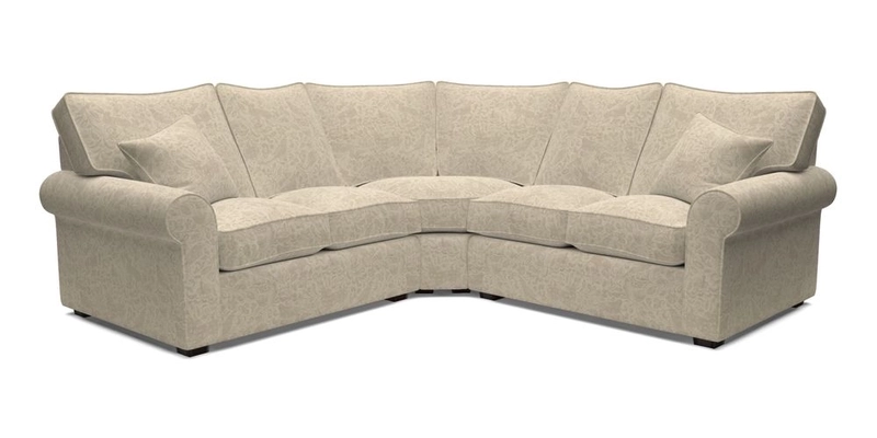Upperton Corner Sofa RHF & LHF in Two Tone Plain Biscuit  - Loose cover option available