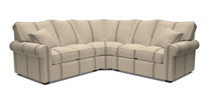 Upperton Corner Sofa RHF & LHF in Two Tone Plain Biscuit  - Loose cover option available
