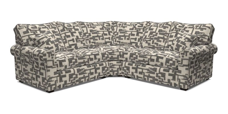 Upperton Corner Sofa RHF & LHF in Two Tone Plain Biscuit  - Loose cover option available