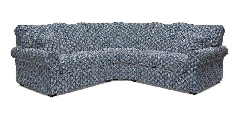 Upperton Corner Sofa RHF & LHF in Two Tone Plain Biscuit  - Loose cover option available