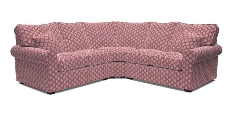 Upperton Corner Sofa RHF & LHF in Two Tone Plain Biscuit  - Loose cover option available