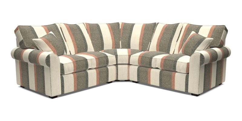 Upperton Corner Sofa RHF & LHF in Two Tone Plain Biscuit  - Loose cover option available