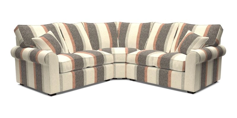 Upperton Corner Sofa RHF & LHF in Two Tone Plain Biscuit  - Loose cover option available