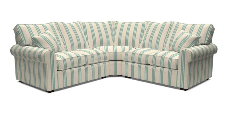 Upperton Corner Sofa RHF & LHF in Two Tone Plain Biscuit  - Loose cover option available