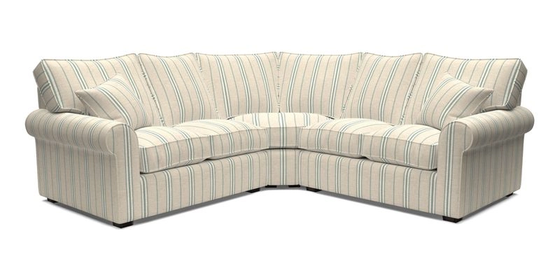 Upperton Corner Sofa RHF & LHF in Two Tone Plain Biscuit  - Loose cover option available