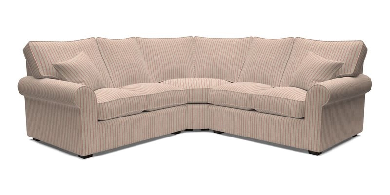 Upperton Corner Sofa RHF & LHF in Two Tone Plain Biscuit  - Loose cover option available