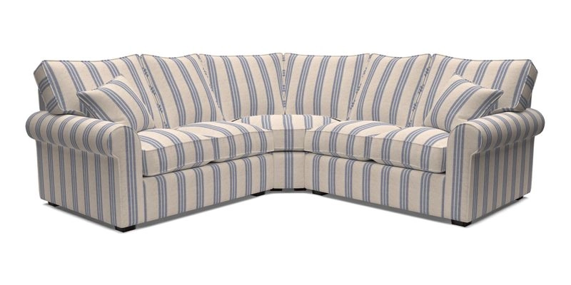 Upperton Corner Sofa RHF & LHF in Two Tone Plain Biscuit  - Loose cover option available