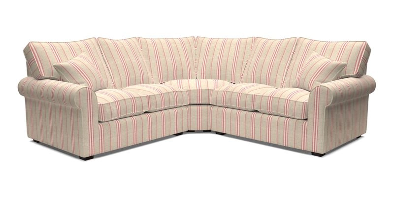 Upperton Corner Sofa RHF & LHF in Two Tone Plain Biscuit  - Loose cover option available
