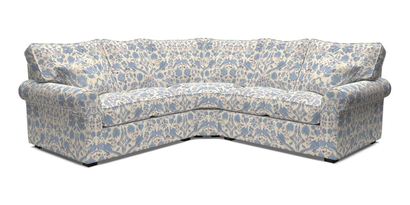 Upperton Corner Sofa RHF & LHF in Two Tone Plain Biscuit  - Loose cover option available