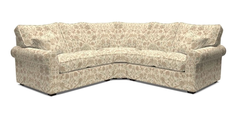 Upperton Corner Sofa RHF & LHF in Two Tone Plain Biscuit  - Loose cover option available